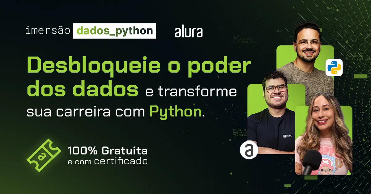 Imersão Dados com Python da Alura.